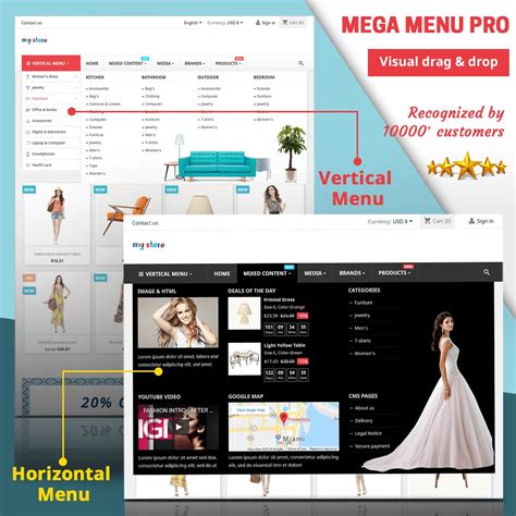 mega menu prestashop|[Module] Mega Menu PRO: Create a stunning and responsive .